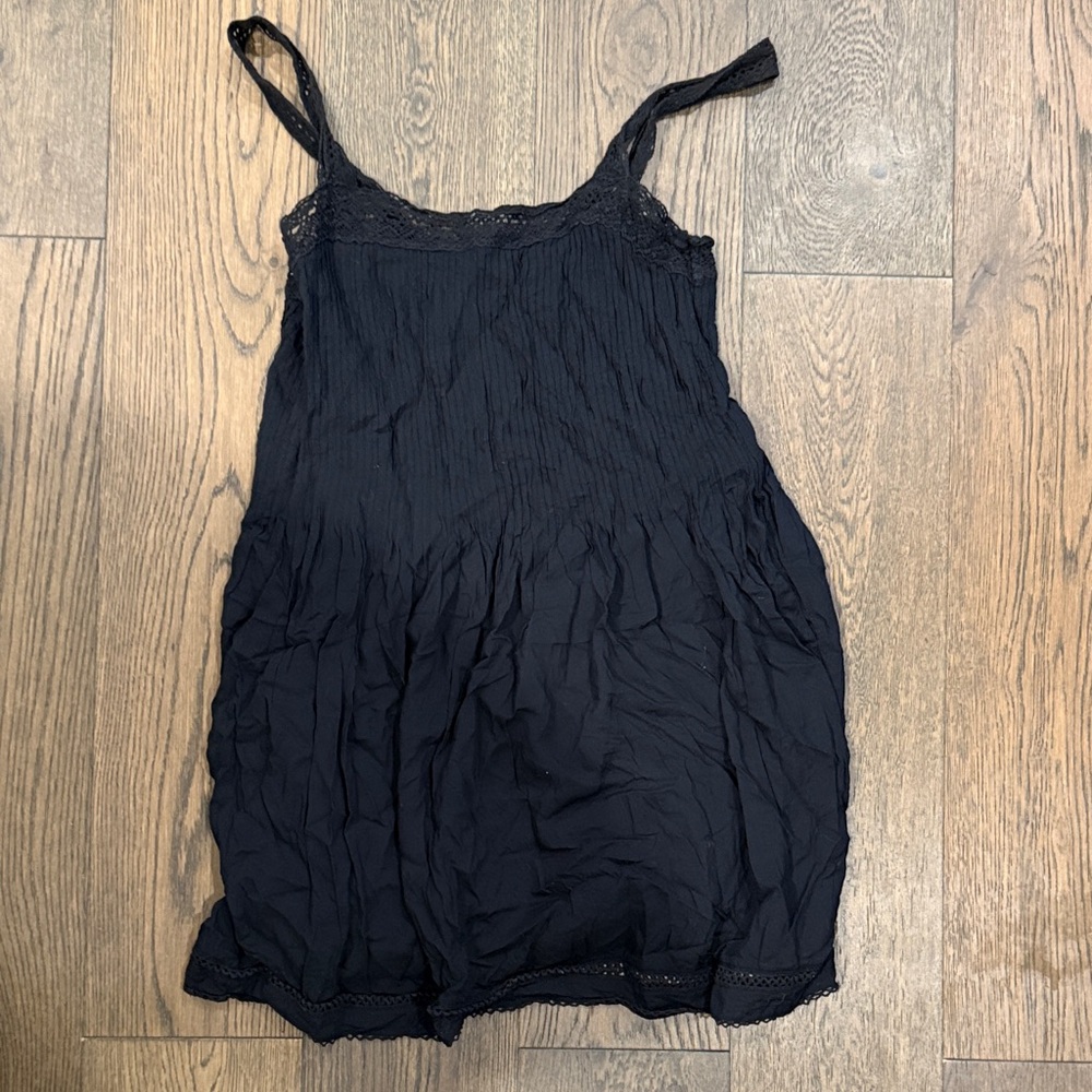Wilfred Black Lace Trim Dress